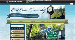 Desktop Screenshot of eastcalntownship.com