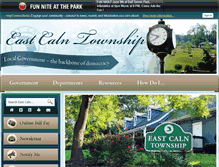 Tablet Screenshot of eastcalntownship.com